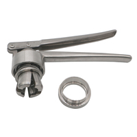 Sertisseuse manuelle de flacons en acier inoxydable pour bouteille de parfum et couvercle en plastique en aluminium de 8mm-32mm
