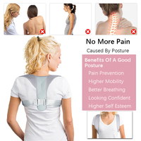 LADYGLOW-Ceinture de Correcteur de Posture Intelligent, Correcteur de Posture Inteligente, Réglable