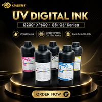 Encre d'impression numérique UV pour CMYK Blanc pour têtes d'impression I3200 XP600 G6 G5