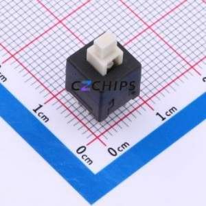 PS-8556DVB-6PN Push Button Switch Through hole Component (THT) Switch No Lock Rectangle Plunger 500mA 24V - Product Image 1