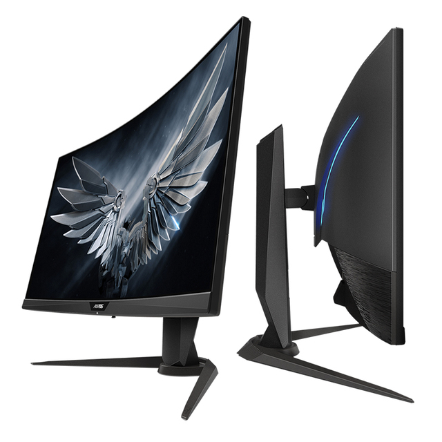 GIGABYTE AORUS CV27F 27 Inch Curved 1500R Gaming Monitor With FHD 1080P VA Panel 1Ms Response Time 165Hz