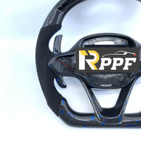 Volant en fibre de carbone forgé de haute qualité avec LED et palettes de changement de vitesse pour BMW i8 - Vente chaude RPPF