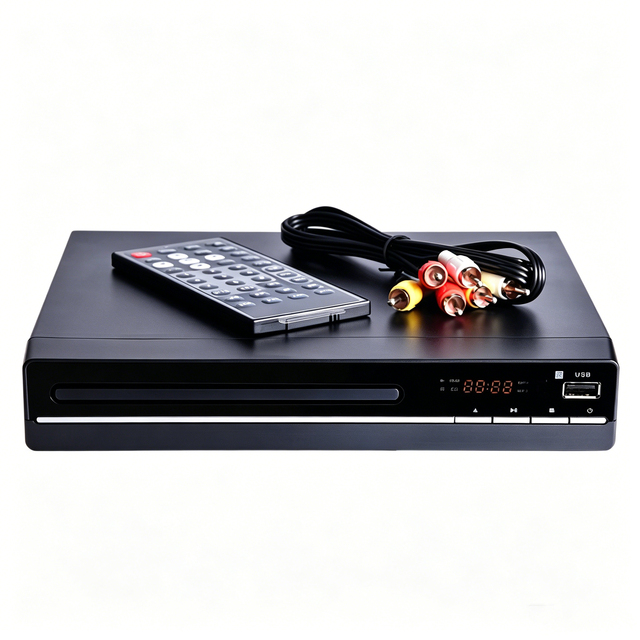 New Arrival 2CH Full Function Remote Control Home 1080P HD for Player with 2.8inch LED Display USB Karaoke & Universal Voltage