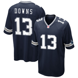 2026 Dallas Jersey Custom American Football Shirts Gestikte Geborduurde Jeugd Uniformen Sportkleding met Logo's Navy - Product Image 3
