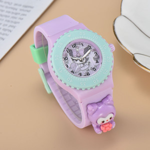 <span class=keywords><strong>Montre</strong></span>-bracelet tendance pour enfants, filles et garçons, <span class=keywords><strong>montre</strong></span> pour enfants mignonne avec dessin animé, design <span class=keywords><strong>Melody</strong></span> Cinnamoroll, <span class=keywords><strong>montre</strong></span> ronde en silicone souple avec dessin animé - Product Image 4