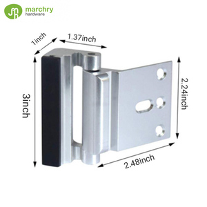 Popular Hot Sale Home Security Door Locks Reinforcement Lock Anti-theft White Black Door Guard for Door - Product Image 3
