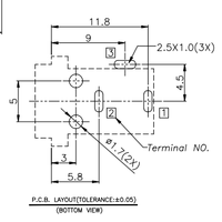 Usine personnalisée DC00380 3PIN 9mm DIP connecteur d'alimentation cc prise d'alimentation cc