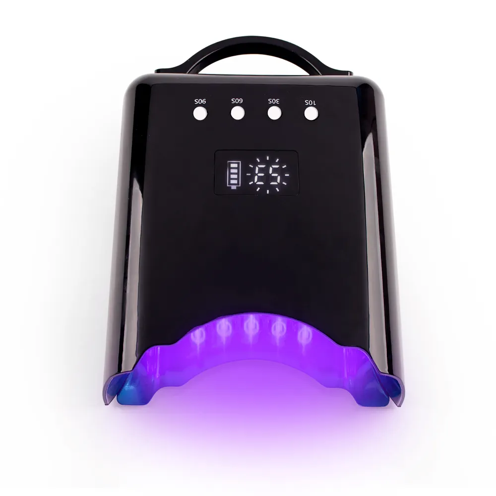 2024 Weihnachts geschenk Mis beauty Neues Design Pro Cure Farbverlauf wiederauf ladbare kabellose große Dual 78w LED UV Nagel lampe tragbar