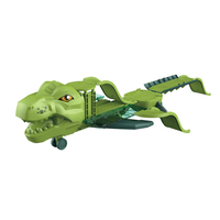 Jouets de piste de dinosaures à rétrofriction pour enfants, avec transport aérien de dinosaures et véhicules, incluant un avion électrique et un jouet de piste de dinosaures