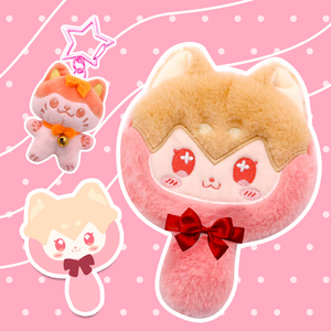 Mềm sang trọng Anime Keychain động vật Dép sang trọng Keychain tùy chỉnh mềm nhồi Plush Móc chìa khóa nhà sản xuất - Product Image 3