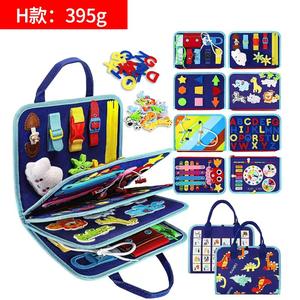 Bolsa de fieltro, sensación de juguetes para bebés, niños ocupados escribiendo en la pizarra - Product Image 5