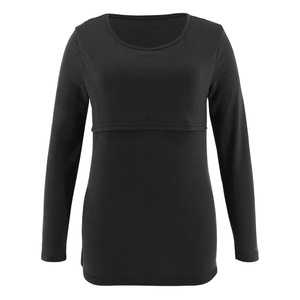 <span class=keywords><strong>Ensemble</strong></span> de <span class=keywords><strong>pyjama</strong></span> de maternité pour femme en denim d'hiver à manches longues, col rond, anti-allergique et antibactérien, en élasthanne/coton - Product Image 6