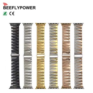 สายนาฬิกาข้อมือสแตนเลสสตีล BEEFLYPOWER ขายดี สำหรับ Apple Watch 11 10 9 8 SE 7 6 5 4 <span class=keywords><strong>3</strong></span> 2 ขนาด 44 มม. 45 มม. 40 มม. 41 มม. - Product Image 1