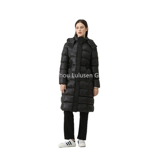 Custom Logo Winter <strong>Women</strong> Long <strong>Coat</strong> Hooded Warm Thick <strong>Black</strong> Down <strong>Parka</strong> Expediton Down Jacket for <strong>Women</strong> - Product Image 4