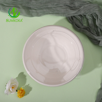 SUMKOKA Bols à base de plantes de 24 oz, 32 oz et 40 oz pour l'emballage d'aliments prêts à consommer, vaisselle durable