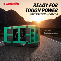 Groupes électrogènes diesel silencieux Goodwind 600 kW Prime 50 Hz triphasés haute puissance pour gares ferroviaires, alimentation continue à forte intensité