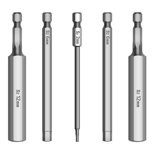 Punta de destornillador hexagonal FUYAN de acero S2 de 2 mm, 6 mm y 12 mm, magnética y extendida para destornillador eléctrico - Product Image 3