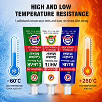 Mastic silicone RTV pour moteur automobile, résistant aux hautes températures, sans joint, pour la construction et le travail du bois