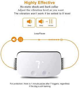 Xcho Geen Elektrische Schok Bast Stophalsband Hondentrainingsapparaat 2 Modi Piep En Trillingen Alleen Voor Kleine Honden Anti-Schorskraag - Product Image 2