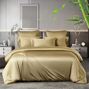 100% Tre Sợi 3Pcs Bộ Đồ Giường Đặt Tự Nhiên Quilt Bìa Kháng Khuẩn Duvet Bìa Da Thân Thiện Với Chăn Bìa Với Gối - Product Image 4