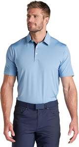 Polos de golf de rendimiento para hombre, camisas estampadas de manga corta que absorben la humedad de secado rápido, tela a rayas decorada con botones, LICRA de seda - Product Image 6