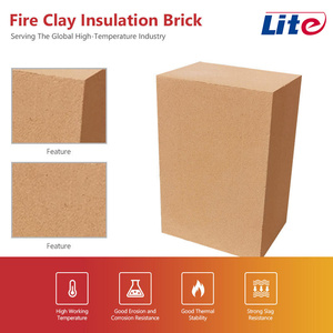 Blocs isolants d'argile léger de briques réfractaires de taille standard avec le certificat de la CE - Product Image 4