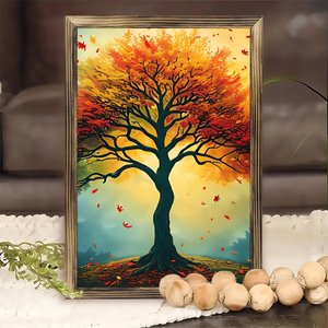 ภาพวาดชิเชนอิตซาในกรอบไม้ขนาด 20x30 ซม. - Product Image 2