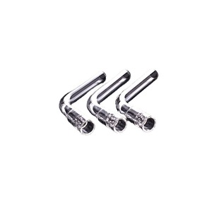 Glass Smoking Pipe Set 12mm 70 110mm Straight And Bent Type With Filter And Mouthpiece For Smoking - Product Image 1