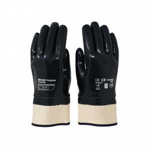 Gants de travail en coton avec revêtement en nitrile, taille 9, pour usage industriel - Product Image 2