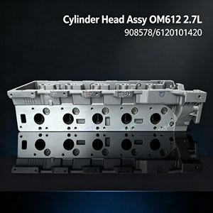 908578 6120101420 Conjunto de Cabeza de Cilindro para Motor <span class=keywords><strong>Mercedes</strong></span> OM612 2.7 <span class=keywords><strong>CDI</strong></span> 5 Cilindros DOHC Turbo Diésel Compatible con Sprinter W163 W203 W210 - Product Image 1