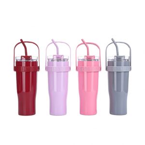 Termo Personalizado de Acero Inoxidable 304 de 40 oz, Botella de Agua Deportiva de Doble Capa con Aislamiento al Vacío, con Asa - Product Image 1