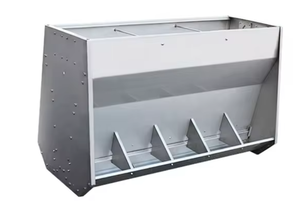 Nuova Mangiatoia Automatica a Doppio Scomparto in Acciaio Inox per Suini e Suinetti, Anti-Sv spreco e <span class=keywords><strong>di</strong></span> Grado Alimentare |   Attrezzatura per Bestiame Durevole Marca ZML - Product Image 4