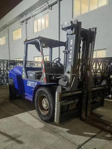 Montacargas Diésel Usado de 10 Toneladas de Alto Rendimiento y Bajo Precio, Marca China Heli 100, Montacargas Usado de 10 Toneladas de Buena Calidad con Motor Isuzu - Product Image 4