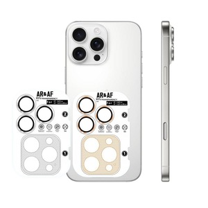 Nouveau protecteur d'objectif d'<span class=keywords><strong>appareil</strong></span> <span class=keywords><strong>photo</strong></span> en métal HD 9H AR+AF pour 13-17 Pro Max, verre trempé anti-rayures, anti-traces de doigts, couverture complète - Product Image 2