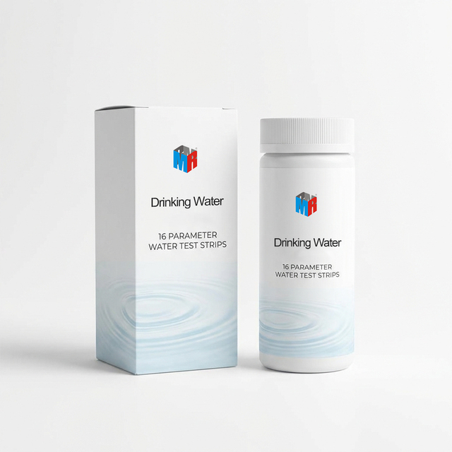 MR Drinking Water Quality Test Strips 16 in 1 Complete Water Analysis Kit for Hardness pH Lead Iron Copper Fast & Accurate