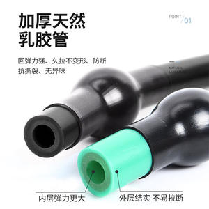 Juego de bandas de resistencia T11 de 75, 100 y 150 libras, equipo de fitness de látex para moldear el cuerpo y entrenamiento de fuerza con asas y anclajes. - Product Image 2