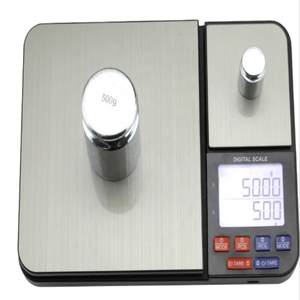 Bilancia da Laboratorio a Doppia Piattaforma in Acciaio Inox con Precisione di 0,1g e Display LED per Uso in Cucina e Laboratorio - Product Image 5