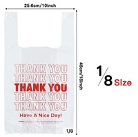 Sacs en plastique biodégradables en HDPE en gros, en rouleau, pour t-shirts, sacs de courses recyclables, sacs gilet compostables, imprimés en héliogravure