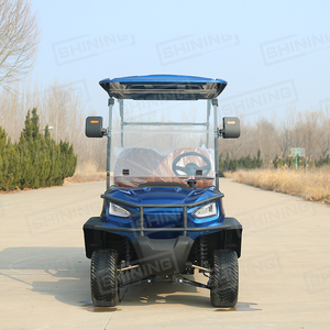 Sáng 400 Cubic Cm Động Cơ 4 Ghế Điện Tử Phanh Đường Phố Hợp Pháp Tùy Chỉnh Màu Sắc Và Bánh Xe Gas Golf Giỏ Hàng - Product Image 2