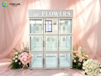 Distributeurs automatiques de fleurs en vente 24h/24, distributeur automatique de bouquets de fleurs personnalisés, machine à fleurs
