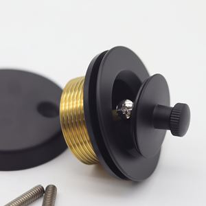 Ensemble de garniture pour baignoire à levier et à rotation avec kit de conversion de plaque de trop-plein à 2 trous, montage de 1-1/2 pouce <span class=keywords><strong>ou</strong></span> 1-5/8 pouce - Product Image 5