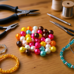 Perle Sciolte Multicolore Ilan Abalorio da 10mm per Creazione di Gioielli - Product Image 2