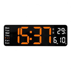 Reloj de Mesa Digital Inteligente de 13 Pulgadas con Fuente Grande 6629, Reloj Electrónico de Cuarzo de Doble Propósito con Alarma Multigrupo para un Uso Sencillo - Product Image 5