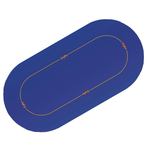 Custom 35 X 70 Inch Modern Foldable <strong>Blackjack</strong> Poker Table Portable <strong>Rubber</strong> Foam Poker Mat with Layout - Product Image 6