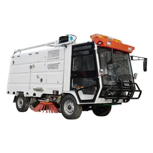 Yano 4.3cbm High-Efficiency Meerdere Road Sweeper Met Straatvacuüm En Hogedruk Wassen Voor 8 Uur Vegen En Schoonmaken