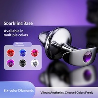 Plug anal en métal, design champignon, ancre en acier inoxydable, pour hommes et femmes, dilatateur anal, jouets sexuels, masturbation adulte