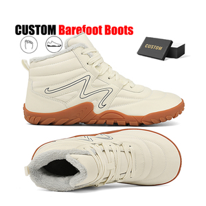 Chaussures personnalisées pour hommes, chaussures montantes pieds nus, <span class=keywords><strong>bottes</strong></span> de neige chaudes d'hiver, baskets de randonnée à bout large - Product Image 1