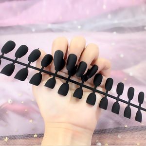 <span class=keywords><strong>Faux</strong></span> <span class=keywords><strong>ongles</strong></span> mats à tête carrée givrée, 24 pièces, <span class=keywords><strong>ongles</strong></span> artificiels détachables - Product Image 3