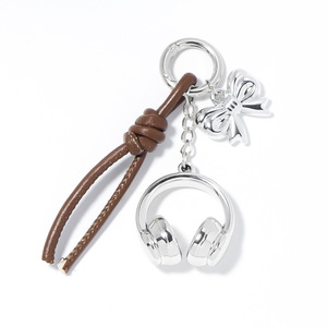 Chaîne de téléphone portable en cuir avec cordon, chaîne à clés, petit pendentif, petit cadeau de Noël, accessoires de bricolage - Product Image 5