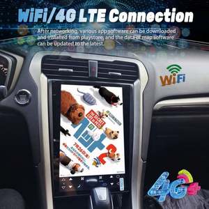 Android 13 Tesla Style Touch Screen 12.1Inch for Ford Mondeo Fusion MK5 Android Car Radio Multimedia Video <b>Player</b> GPS Navigator - Product Image 4